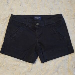American Eagle Outfitters Black Trouser Women Shorts